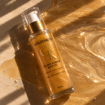 Golden Shimmer Body Oil زيت مرطب للجسم بلمعة ذهبية